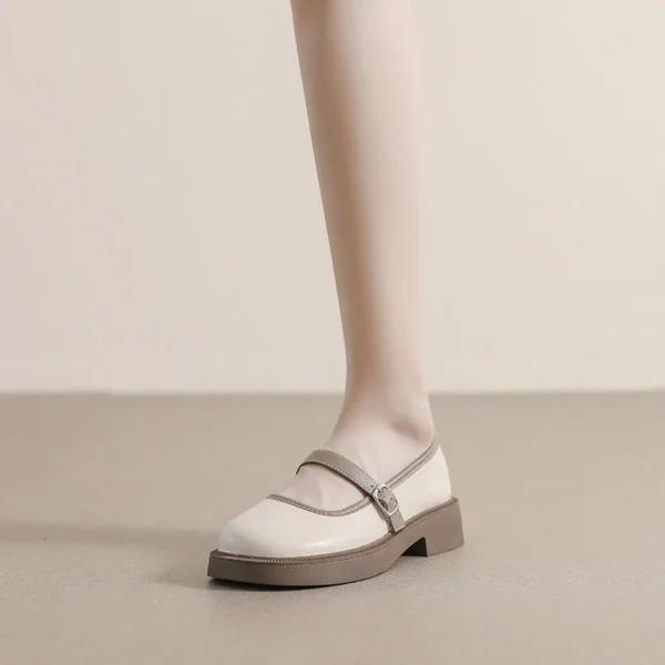 Alternative view of Thick-soled Mary Jane Shoes For Women's Single Shoes Retro Women's Shoes