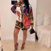 Plus size fahion long shirt blouse women Turn down collar long sleeve shirts Casaul loose single breasted tops blusas streetwear - Hplify
