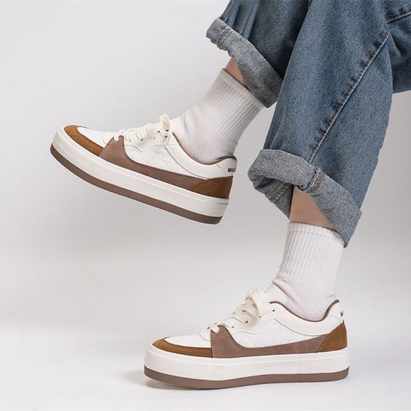 Women's Sneakers  Spring Simplicity Mixed-Color New Fashion Korean Style Casual Shoes For Women Low-top White Canvas Shoes