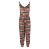 Sexy Green Camouflage Print Rompers Womens Jumpsuit Tunic Playsuit Summer Spaghetti Strap Sleeveless One Piece Outfit Streetwear - Hplify