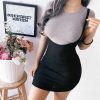 Sexy Off Shoulder Bodycon Mini Dress Black Gray Pink Sexy Dress Knitting Warp Dress Women Dress - Hplify