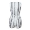 Sleeveless Striped Buttoned Design Romper Women Sleeveless Shorts Jumpsuit Summer Casual V Neck Overalls combinaison femme - Hplify