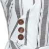 Sleeveless Striped Buttoned Design Romper Women Sleeveless Shorts Jumpsuit Summer Casual V Neck Overalls combinaison femme - Hplify