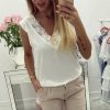Summer Clothes Sexy White Lace Hollow Out Backless Women Tops Ladies Blouses V Neck Shirt Elegant Chiffon Blouse Streetwear - Hplify