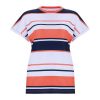 Summer Sexy Yellow Stripe Harajuku T Shirt Women Clothes Short Sleeve O Neck Tops Casual Loose Tshirt Tee Shirt Femme Streetwear - Hplify