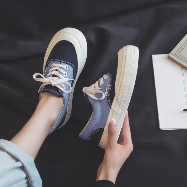 Alternative view of Summer Shoes For Women New Fashion Casual Women's Sports Shoes Canvas Sneakers Platform Shoes Tennis Female Trendy Canvas