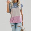 Summer Tees Plus Size Xl-4xl Short Sleeve T Shirt  Patchwork Tshirt Women Tops Casual Tshirt Women Casual Tops - Hplify