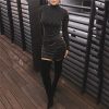 Women Elegant Long Sleeve Party Pencil Dress Autumn Modern Office Lady Dresses Glitter Club Bodycon Dress Winter Vestidos mujer - Hplify