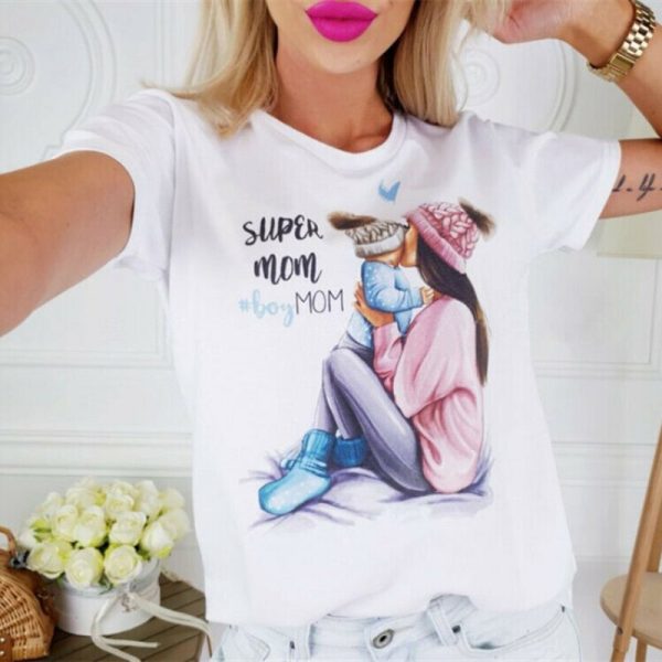 The Best Women Short Sleeve Loose T-Shirts Fashion Ladies Summer Printed Casual Tops Shirt Women Clothes Outwear Online - Hplify