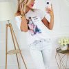 The Best Women Short Sleeve Loose T-Shirts Fashion Ladies Summer Printed Casual Tops Shirt Women Clothes Outwear Online - Hplify