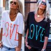 The Best Women Short Sleeve Loose T Shirts New Fashion Ladies Letter Print Summer Casual Tops Shirt Women Clothes Online - Hplify
