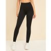 The Best Women Skinny Leggings Lady High Waist Stretch Long Pencil Pants Slacks Female Slim Jegging Trousers Sportswear 2019 Online - Hplify