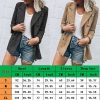 The Best Women Slim Casual Business Blazer Suit Fashion Ladies Work Jacket Autumn Winter Long Sleeve Button Coat Outwear Tops Online - Hplify