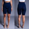 The Best Women Slim Fitness Yogawear Leggings Bodycon High Waist Stretch Short Legging Pants Soft Cotton Sportswear Slacks Online - Hplify