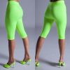 The Best Women Slim Fitness Yogawear Leggings Bodycon High Waist Stretch Short Legging Pants Soft Cotton Sportswear Slacks Online - Hplify