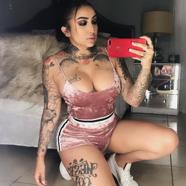 The Best Women Summer 2 Piece Set Casual Sports Suit Crop Top and Shorts Bodycon Outfit Yoga Workout Clothes Tracksuit Online - Hplify