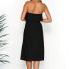 The Best Women Summer Boho Casual Evening Party Beach Dress Lady Sleeveless Strapless Sashes Elegant Holiday Fashion Sundress Online - Hplify