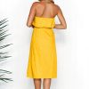 The Best Women Summer Boho Casual Evening Party Beach Dress Lady Sleeveless Strapless Sashes Elegant Holiday Fashion Sundress Online - Hplify