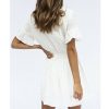 The Best Women Summer Boho Ruffle Short Mini Dress Female Short Sleeve V Neck Casual Beach Party Holiday Sundress Summer Clothes Online - Hplify
