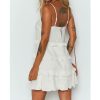 The Best Women Summer Boho Sleeveless Dress Ladies Casual Party Summer Holiday Beach Ruffle A-Line Short Mini Dress Sundress Online - Hplify