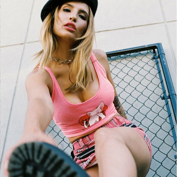 The Best Women Summer Bustier Bra Crop Top Vest Fashion Sexy Ladies Slim Sleeveless Blouse Casual Vest Shirt Tank Top Online - Hplify