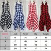 The Best Women Summer Casual Dress OL Ladies Sleeveless Plaid Shirt Dress Elegant Women Party Pleated Irregular Dress Lady Clothes Online - Hplify