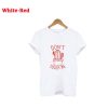 The Best Women Summer Casual Short Sleeve Printed T Shirt Fashion Ladies Summer Daily Tops Shirt Outwear Women Clothes Online - Hplify