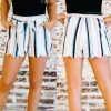 The Best Women Summer Fashion Striped Stylish Loose Shorts Beach Drawstring Ladies High Waist Casual Hot Short Trouser New Online - Hplify