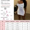 The Best Women Summer Sequin Glitter Strap Mini Dress Sexy Ladies V Neck Bodycon Beach Backless Short Mini Sundress Online - Hplify