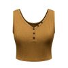 The Best Women Summer Solid Vest Crop Top Ladies Sleeveless Shirt Blouse Casual Stretch Blouse Tank Top Women Clothes Online - Hplify