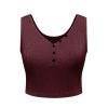 The Best Women Summer Solid Vest Crop Top Ladies Sleeveless Shirt Blouse Casual Stretch Blouse Tank Top Women Clothes Online - Hplify
