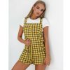 The Best Women Suspender Shorts Sleeveless Plaid Playsuit Fashion Ladies Summer Beach Travel Romper Short Jumpsuit Trousers Online - Hplify