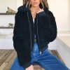 The Best Women Thick Warm Teddy Bear Pocket Fleece Jacket Coat Zip Up Outwear Overcoat Winter Soft Fur Jacket Female Plush Coat Elegant Online - Hplify