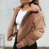 The Best Women Thick Warm Teddy Bear Pocket Fleece Jacket Coat Zip Up Outwear Overcoat Winter Soft Fur Jacket Female Plush Coat Elegant Online - Hplify