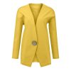 The Best Women Trench Wool Parka Long Sleeve Slim Blazer Coat Outwear Long Lapel Jacket Lot Ladies Formal Work Suits Cardigan Coats Online - Hplify