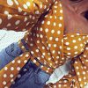 The Best Women V-Neck Fashion Summer Holiday Long Sleeve Tops Slimmer Fitting Shirt Ladies Casual Simple Sexy Polka Dot Tops Shirt Online - Hplify