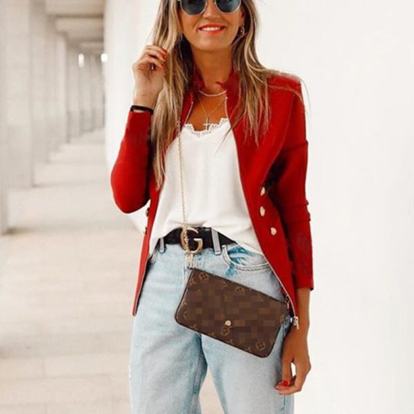 The Best Women Zip Front Stand Collar Light Jacket Blazer Long Sleeve Stand Collar Zip Jacket Women Casual Stand Collar Work Jacket Online - Hplify