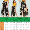 The Best Women's Floral Print Wide Leg High Elastic Waist Simmer Casual Cropped Pants Ladies Split Loose Beach Trousers Online - Hplify