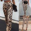 The Best Women's High Waist Leopard Print Pants Elegant Trousers Ladies Casual Party Fashion Pants Femme Streetwear Online - Hplify