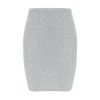 The Best Women's High Waisted Plain Sexy Summer Bodycon Tube Stretch Pencil Mini Skirt Retro Solid Slim Fit Knitted Skirt Online - Hplify