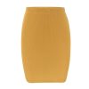 The Best Women's High Waisted Plain Sexy Summer Bodycon Tube Stretch Pencil Mini Skirt Retro Solid Slim Fit Knitted Skirt Online - Hplify