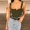 The Best Women's Sexy Summer Beach Short Vest Tops Fashion Ladies Sleeveless Camisole Tank Casual Button Solid Short Tops New Online - Hplify
