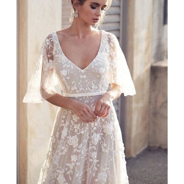 The Best Ball Gown Long Maxi Dress Elegant Women's Evening Formal Party Ladies Bridesmaid Lace Maxi Dress Online - Hplify