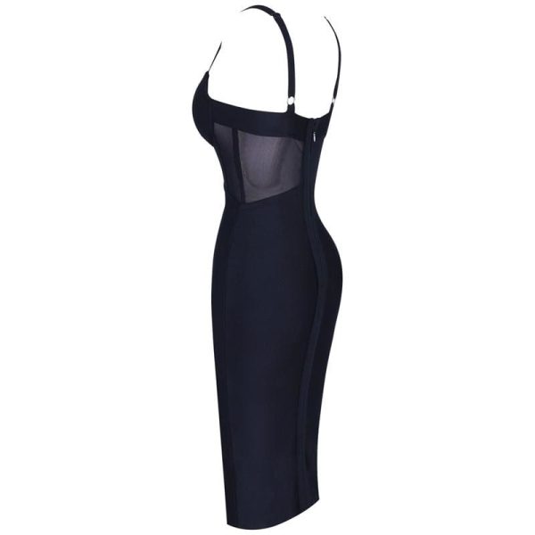 The Best Bandage Dress 2019 New Arrivals Mesh Insert Women Bandage Dress Online - Hplify