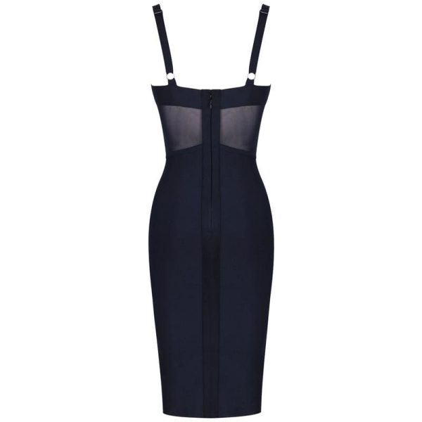 The Best Bandage Dress 2019 New Arrivals Mesh Insert Women Bandage Dress Online - Hplify