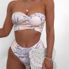 The Best Bikini Set Push-up Bra High Waist Strapless Swimsuit Swimwear Beachwear Online - Hplify