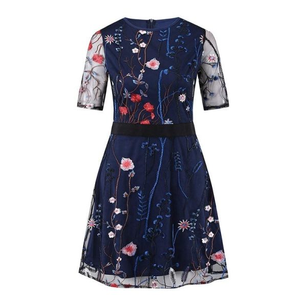 The Best Boho Floral Short Mini Dress Elegant Women Evening Party Vestidos Sundress Online - Hplify