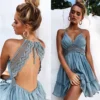 The Best Boho Vrouwen Jurken Spaghetti Strap Backless Elegante Beach Zonnejurk Online - Source Silk