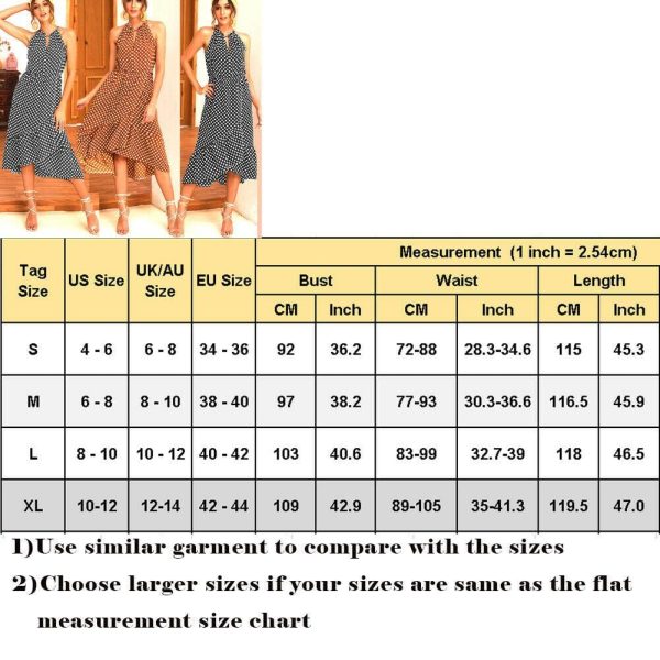 The Best Boho Women Summer Holiday Polka Dot Ruffle Dress Fashion Ladies Sleeveless Halter Neck Casual Dress Sundress Online - Hplify
