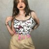 The Best Butterfly Pattern Women Sleeveless Bustier Crop Top Tube Tank Vest Camisole Ladies Summer Fashion Stylish Tops Online - Hplify